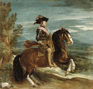 Retrato Equestre de Filipe IV (1605-65) c.1636